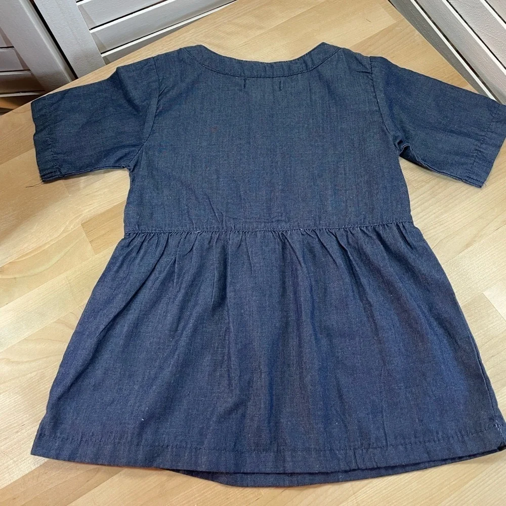 U.S. Polo Lightweight Dark Denim Color Girls Dress Size 4t